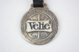 Velie Motor Vehicle Company Enamel Metal Watch Fob