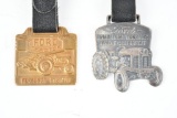 Lot of 2- Ford Tractor Metal Watch Fobs