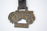 Case Tractor Company Metal Watch Fob