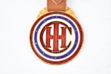 International Harvester Company Enamel Metal Watch Fob