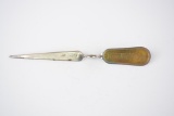 Lincoln Highway Tires metal letter opener