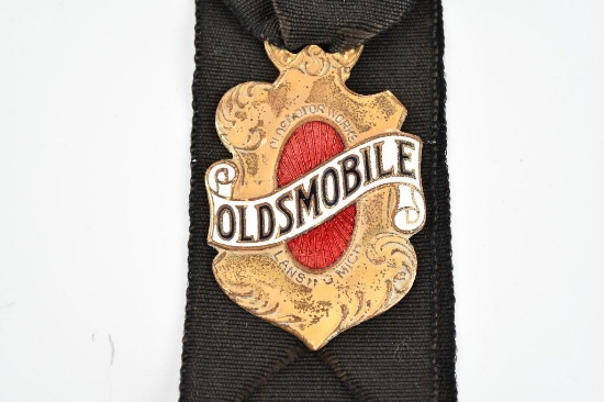 Oldsmobile Automobile Enamel Metal Watch Fob