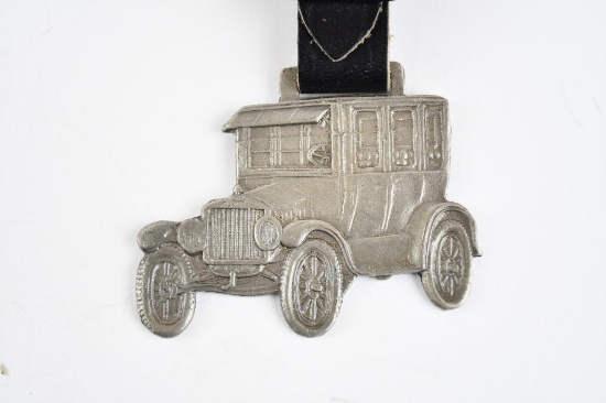 Die Cut Automobile Metal Watch Fob