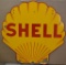 Shell w/half lines Porcelain Sign (TAC)