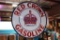 (updated) Red Crown Gasoline w/logo Porcelain Sign (TAC)