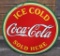 Coca Cola Round Advertising Sign (TAC)