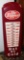 Dr Pepper soda ?hot or cold? thermometer tin sign