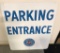 AAA Southern CA. Parking Entrance sign (TAC)