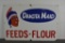 Dakota Maid Feeds-Flour Porcelain Sign (TAC)