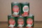 5-Sinclair Motor Oil Quart Cans