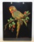 Depicting Parrot Porcelain sign salesman sample