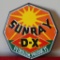 Sunray DX Petroleum Products Porcelain Fence Sign