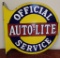 Auto-Lite Official Service Porcelain Flange Sign