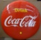 Drink Coca-Cola Large Porcelain Button Sign (TAC)