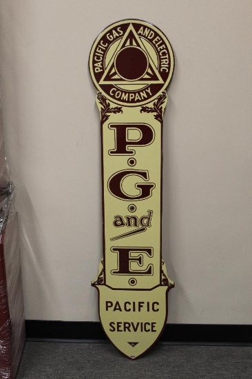 Pacific Gas & Electric Service P.G and E Sign TAC