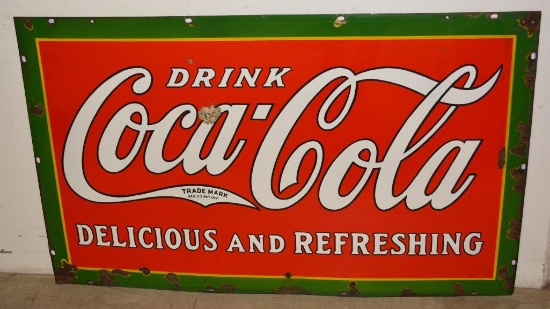 Drink Coca-Cola Delicious and Refreshing Sign TAC