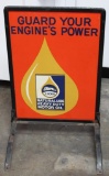 Lion naturalube Motor oil curb sign (TAC)