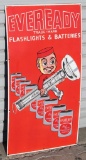 Ever ready flashlights and batteries orange sign