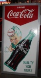 Coca-Cola quality you trust w/sprite boy sign