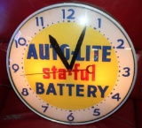 Auto-Lite Sta-Ful Battery Clock