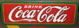 Drink Coca-Cola w/trade mark in tail sign