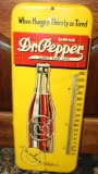 Dr Pepper soda tin thermometer ?10-2-4 Logo? (TAC)