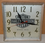 Harley Davidson Bar & Shield Clock