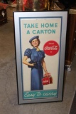 1937 Coca-Cola Cardboard ?take home a carton?