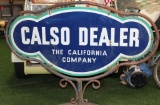 Calso Dealer The California Company Porcelain Sign