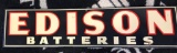 Edison Batteries metal sign (TAC)