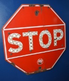 So. Cal. Auto Club Stop Sign w/Jewels (TAC)