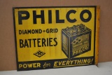 Philco Diamond-Grid Batteries Sign (TAC)