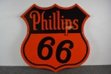 Phillips 66 (orange & black) Porcelain sign (TAC)