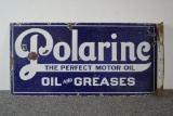 Polarine Oil and Grease Porcelain Sign