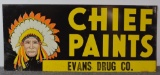 Chief Paints w/logo Metal Sign