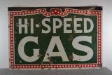 Hi-Speed Gas Porcelain ID Sign (TAC)