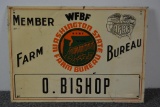 Washington State Farm Bureau Metal Sign