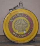 Shell Motor Oil w/Roxanne logo Rocker Can