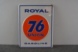 Union 76 Royal Gasoline Porcelain Sign (TAC)