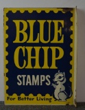 Blue Chip Stamps w/logo Metal Sign (TAC)