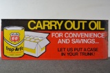 Phillips 66 Motor Oil Carry Out Oil Sign