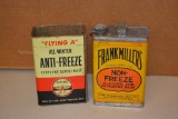 Flying A Anti-Freeze One Gallon Can & Miller Can