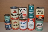 10-Misc. Oil & Cleaner Metal Cans