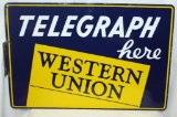 Western Union telegraph porcelain sign (TAC)