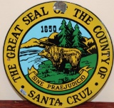 Santa Cruz County Great Seal Truck Door Sign (TAC)