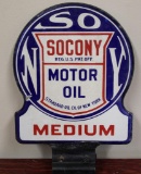 Socony Standard of NY medium motor oil sign (TAC)