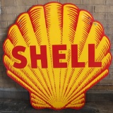 Shell Shark Tooth Style Porcelain Sign (TAC)