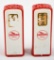 Chevron Plastic Gas Pump Salt & Pepper Shaker Set