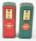 Flying A Plastic Gas Pump Salt & Pepper Shaker Set