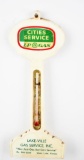 Cities Service LP Gas Plastic Pole Thermometer